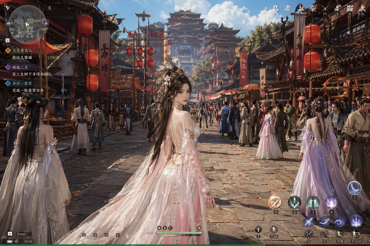 写实古风仙侠实机截图