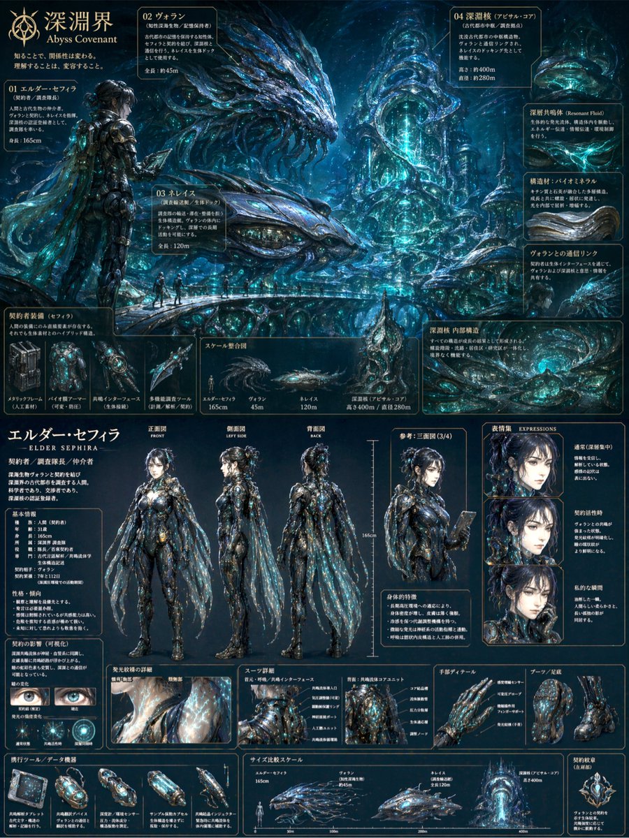 科幻概念艺术与角色设定集