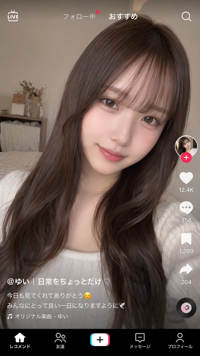 TikTok 风格视频界面模型