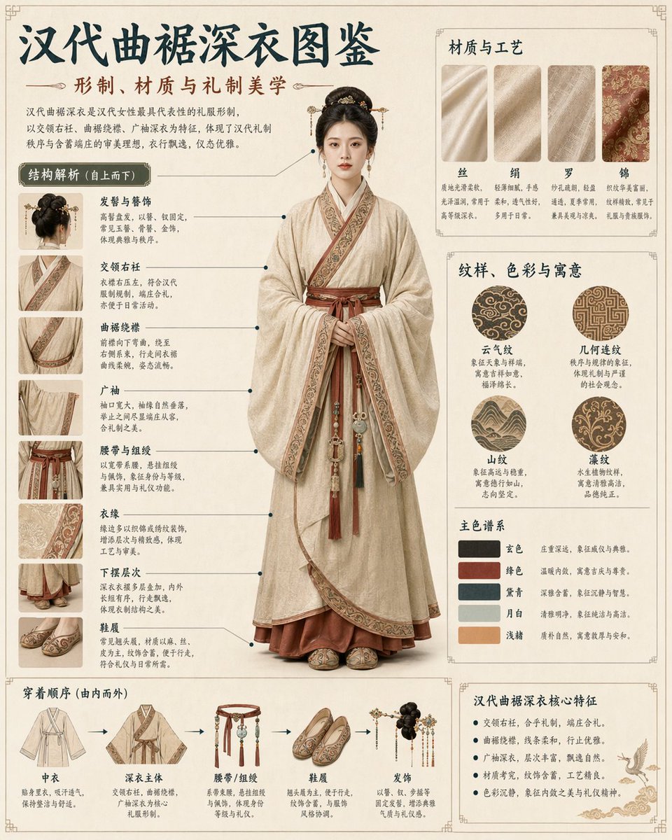 文化服装信息图