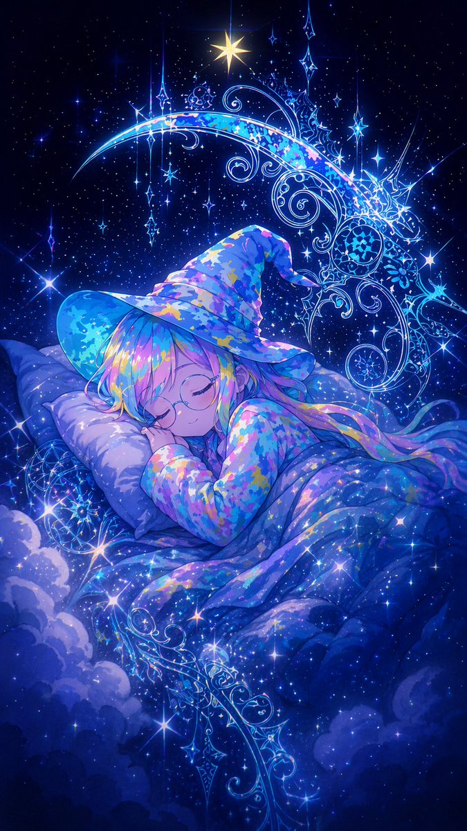 沉睡的动漫星空女巫