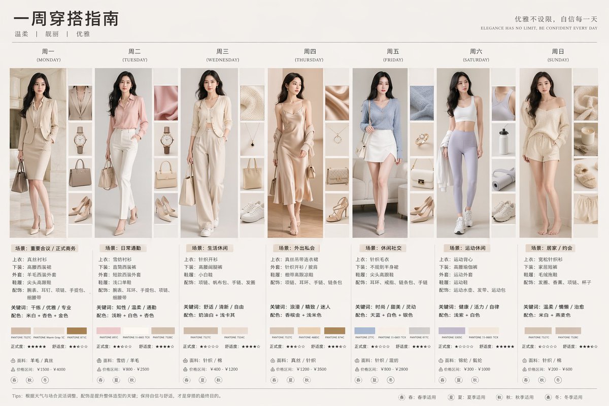 7天穿搭图鉴
