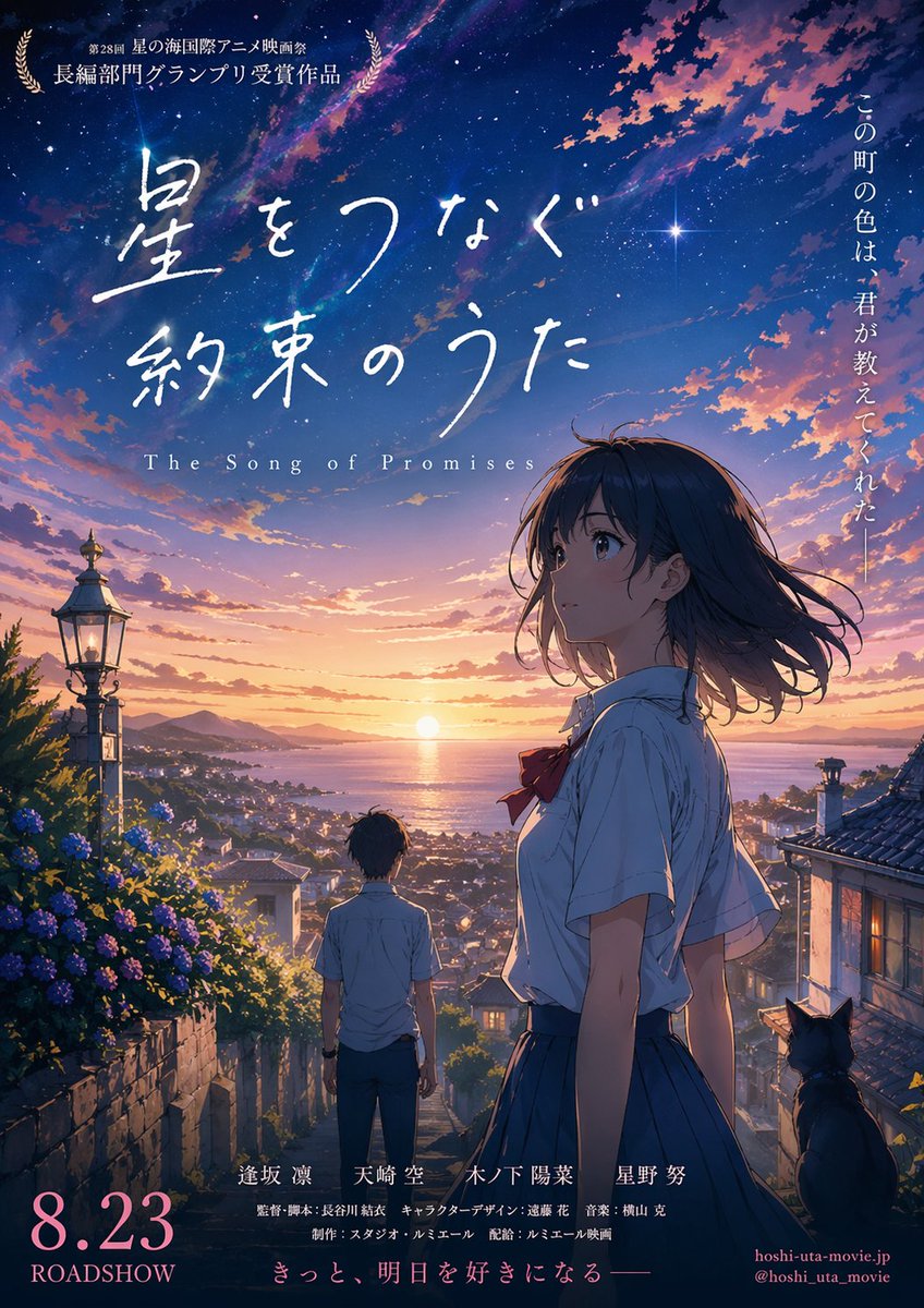 动漫日落电影海报
