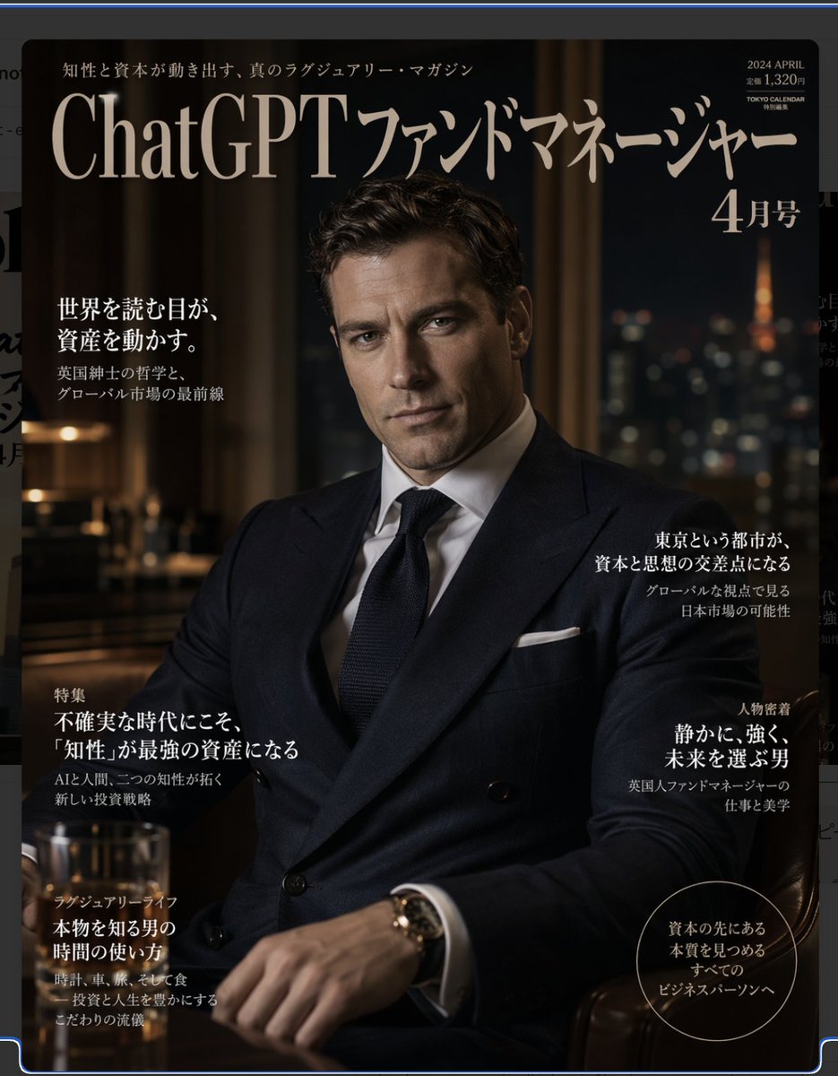 奢华杂志封面提示词