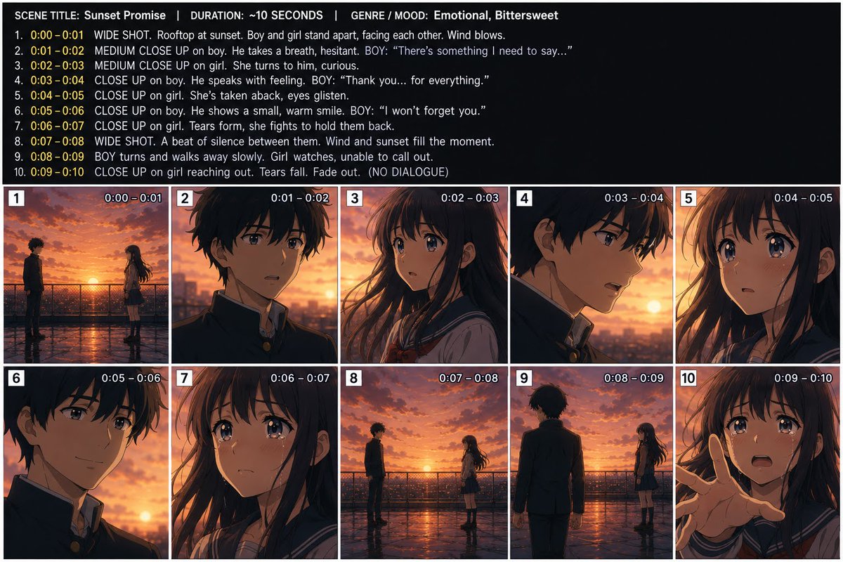 漫画/分镜 - 夕阳下的约定