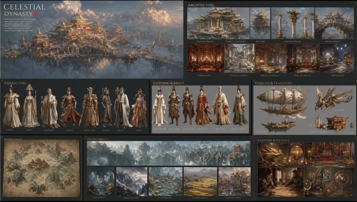 Celestial Dynasty 世界观设定项目