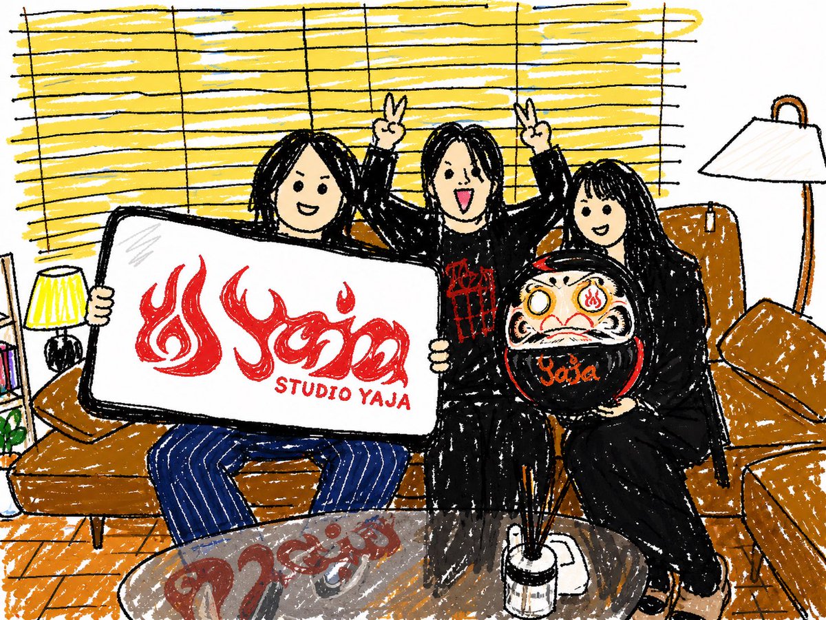 蜡笔朋友工作室庆祝插画